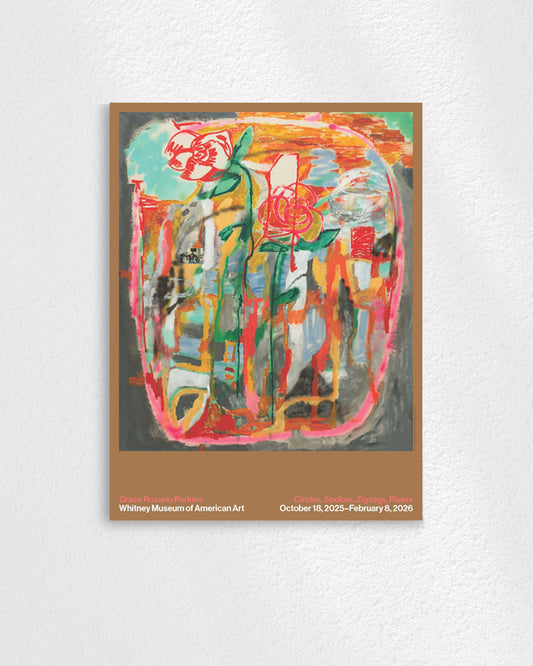 Circles, Spokes, Zigzags, Riversポスター【Grace Rosario Perkins│グレース・ロサリオ・パーキンス】（61cm×46cm）