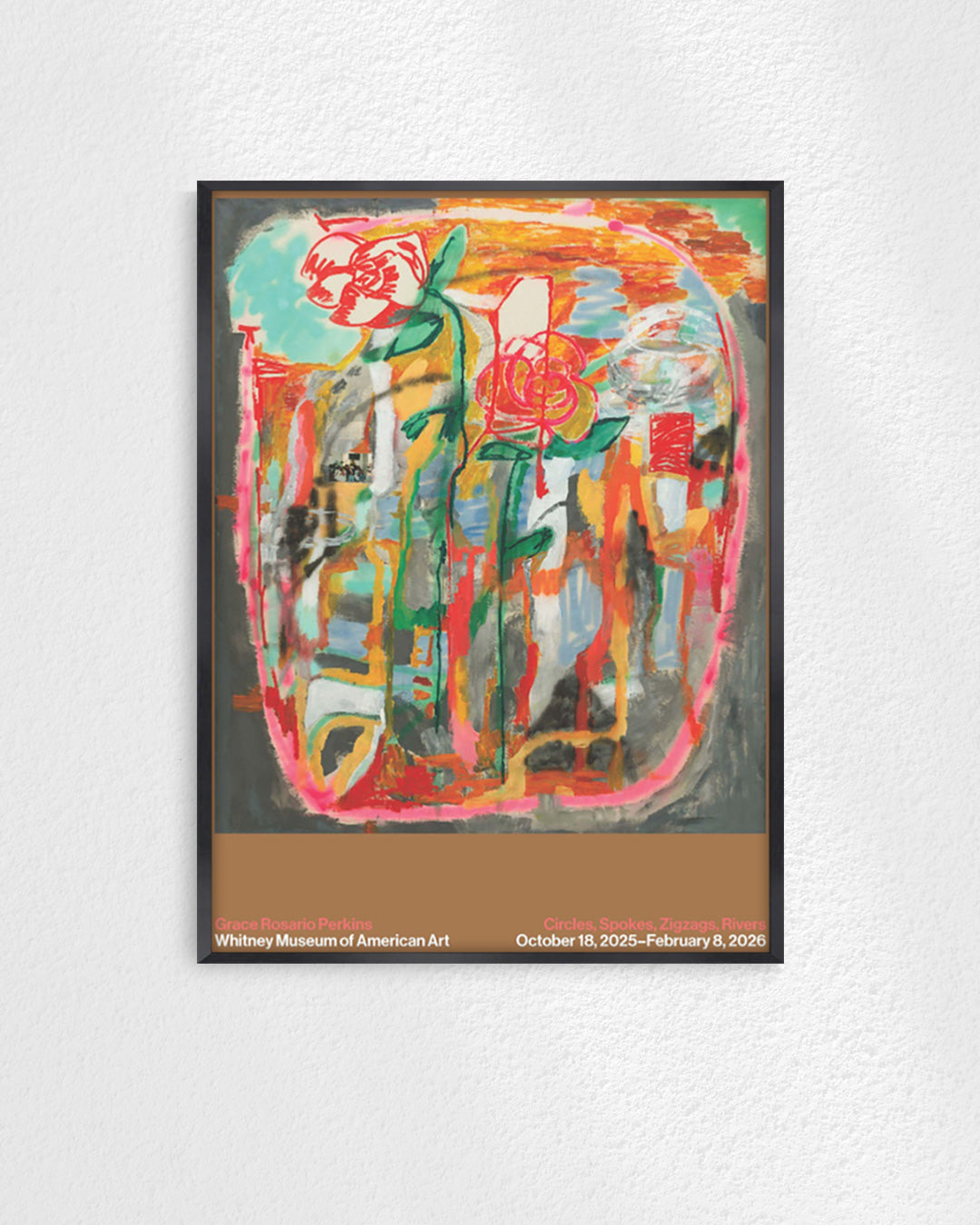 Circles, Spokes, Zigzags, Riversポスター【Grace Rosario Perkins│グレース・ロサリオ・パーキンス】（61cm×46cm）