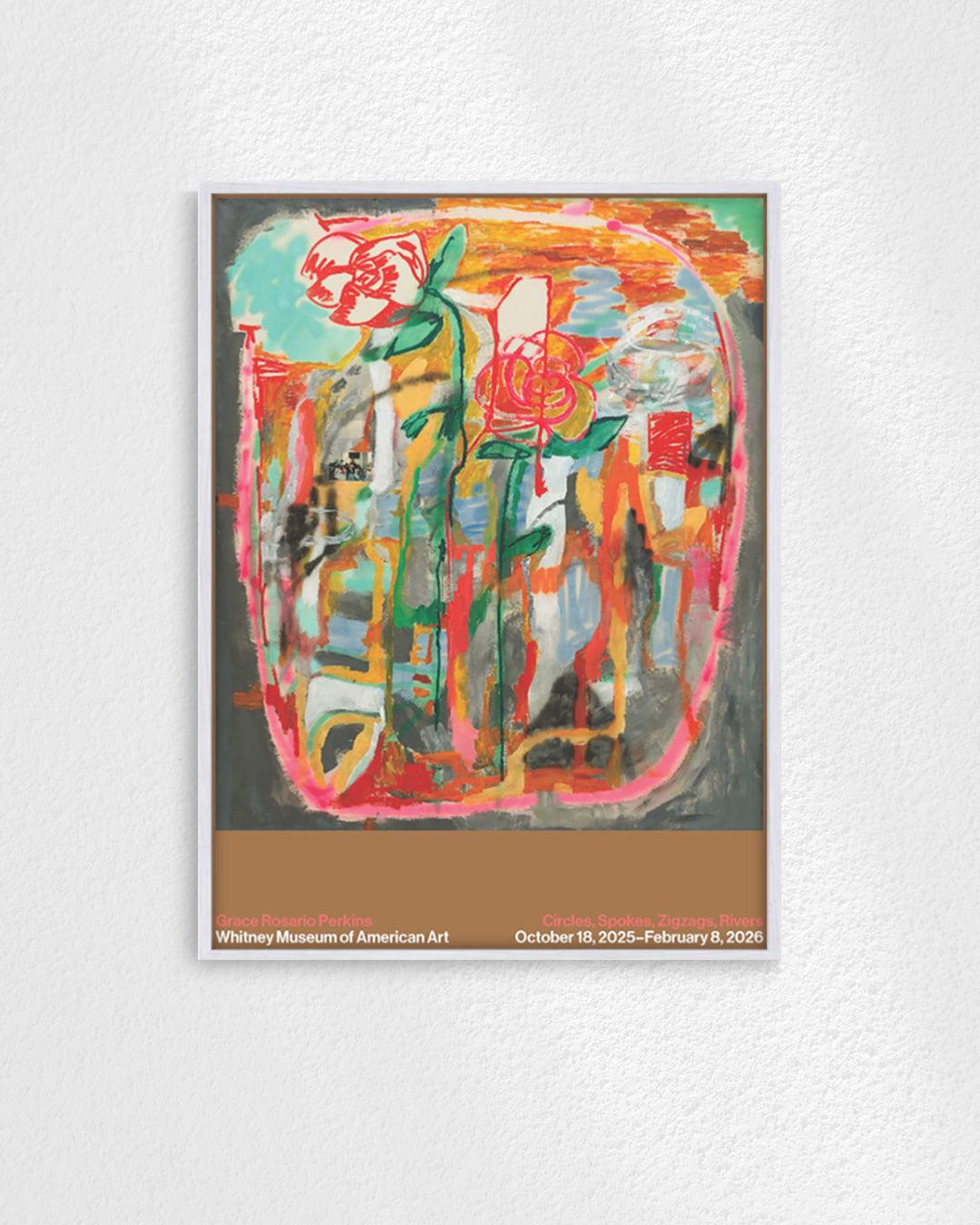 Circles, Spokes, Zigzags, Riversポスター【Grace Rosario Perkins│グレース・ロサリオ・パーキンス】（61cm×46cm）