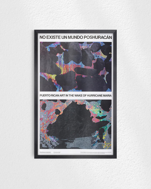 【フレームセット】No existe un mundo poshuracán Fold Outポスター【Frances Gallardo│フランシス・ガジャルド】（43.5cm×28cm）