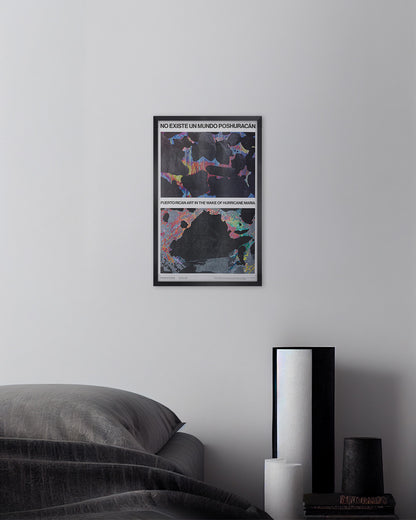 【フレームセット】No existe un mundo poshuracán Fold Outポスター【Frances Gallardo│フランシス・ガジャルド】（43.5cm×28cm）