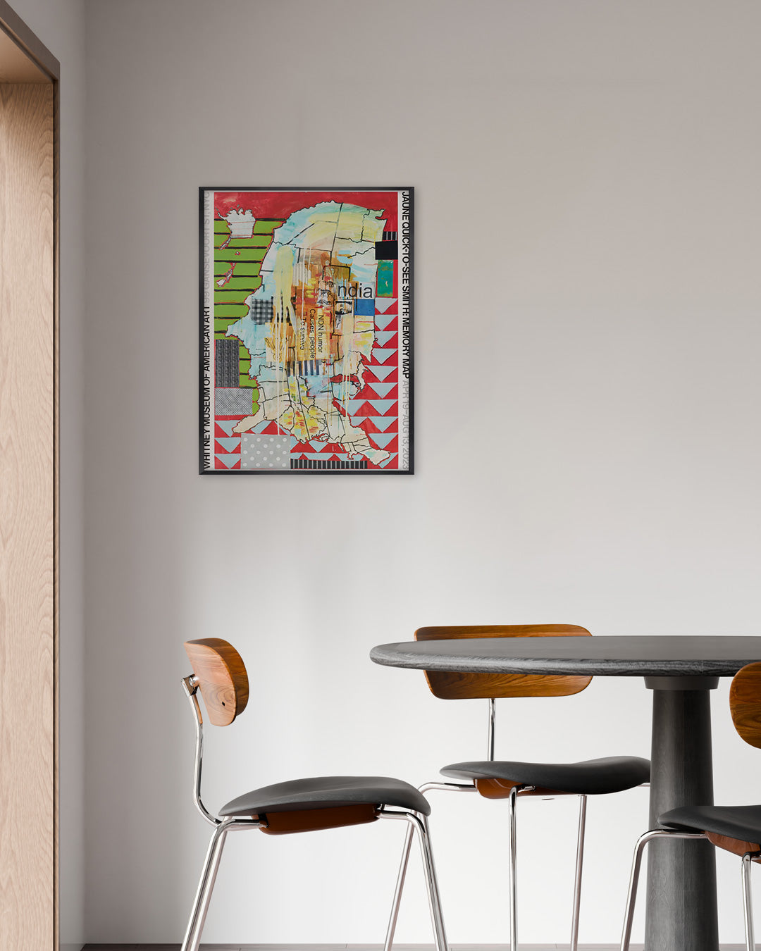 Memory Map Exhibitionポスター【Jaune Quick-to-See Smith│ジュアン・クイック＝トゥ＝シー・スミス】（61cm×46cm）
