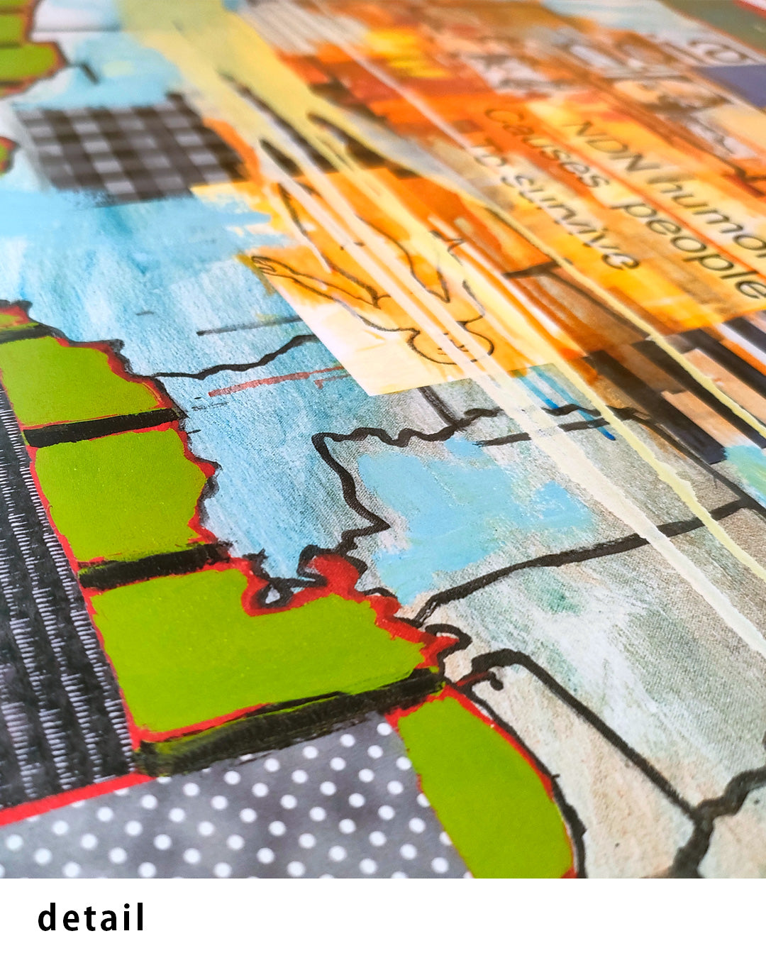 Memory Map Exhibitionポスター【Jaune Quick-to-See Smith│ジュアン・クイック＝トゥ＝シー・スミス】（61cm×46cm）
