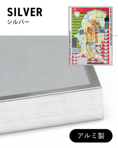 Memory Map Exhibitionポスター【Jaune Quick-to-See Smith│ジュアン・クイック＝トゥ＝シー・スミス】（61cm×46cm）