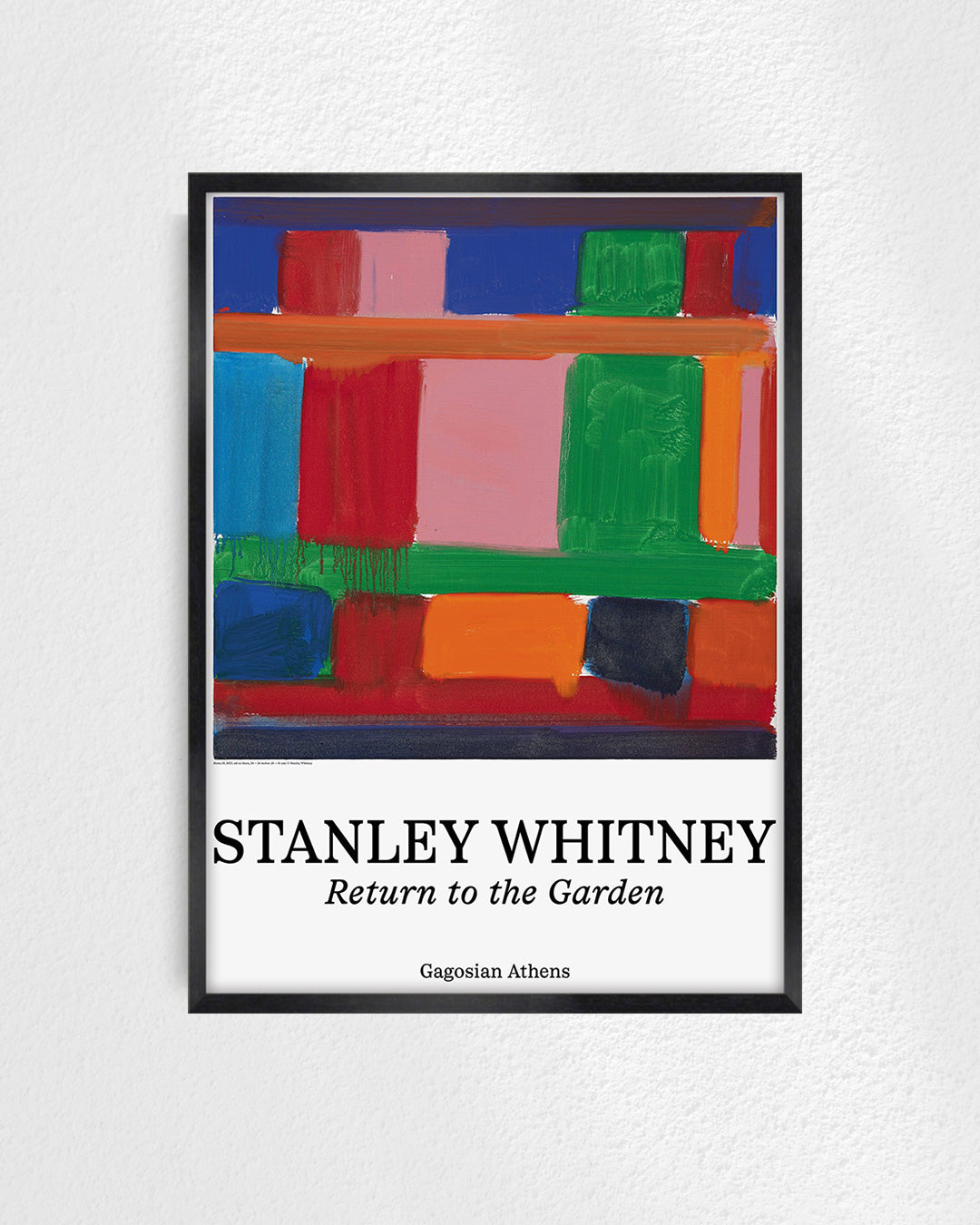 Roma 55,2025ポスター【Stanley Whitney│スタンリー・ホイットニー】（83.9×61）