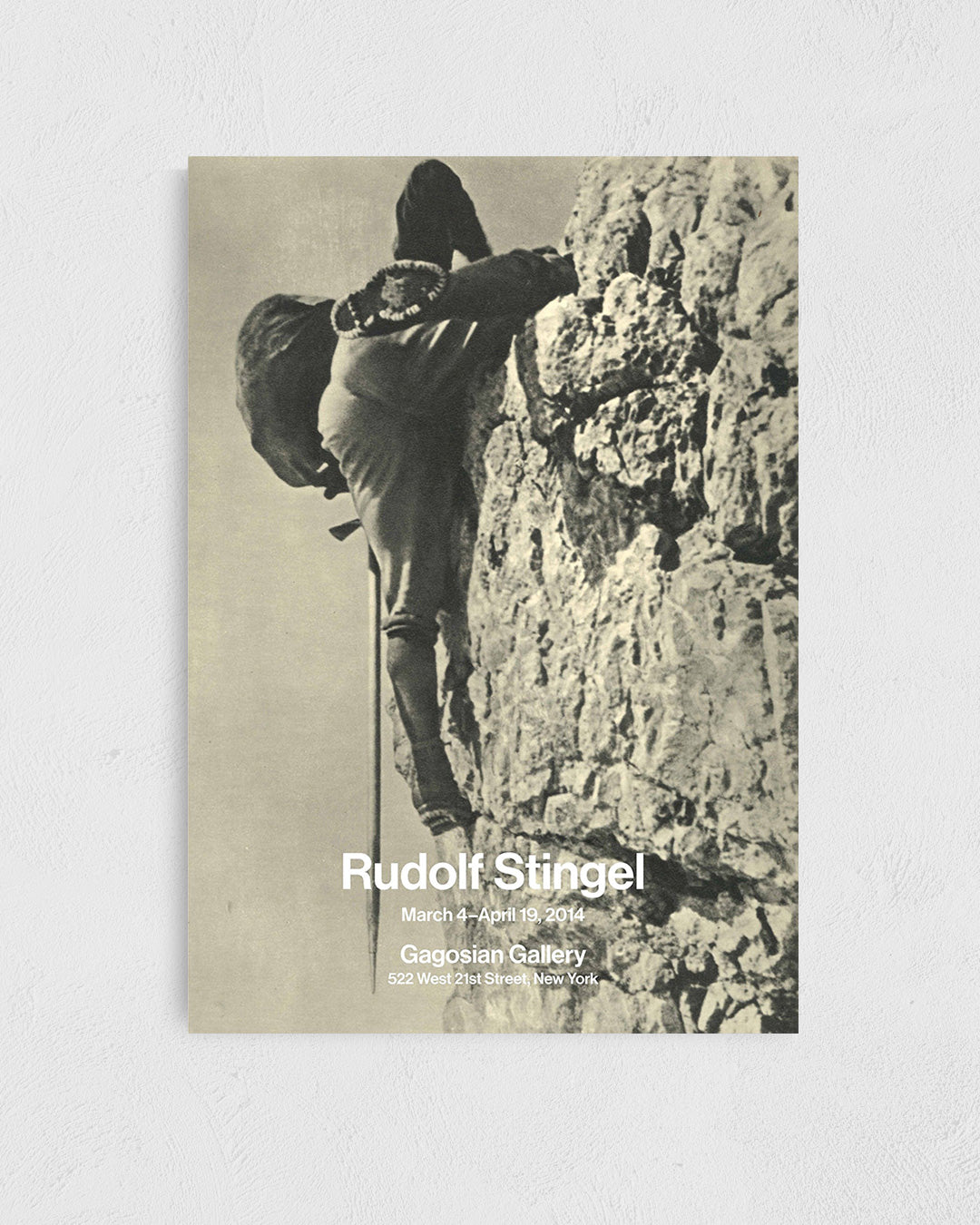 Gagosian Exhibition Poster, 2014ポスター【Rudolf Stingel│ルドルフ・スティンゲル】（99.1×70.5）