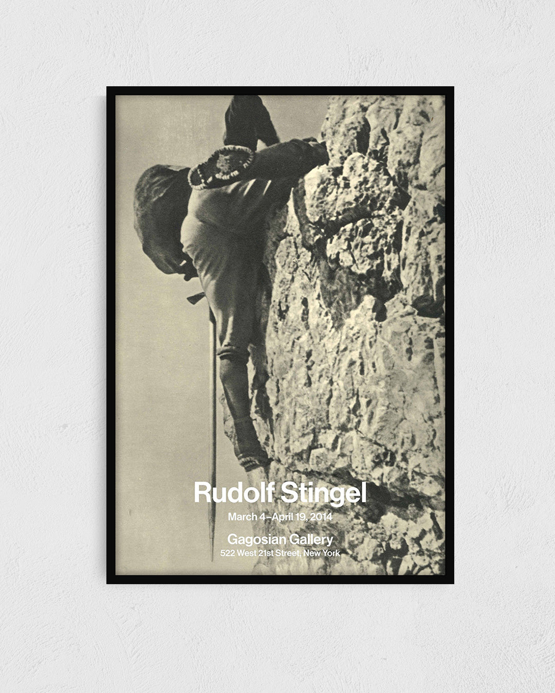 Gagosian Exhibition Poster, 2014ポスター【Rudolf Stingel│ルドルフ・スティンゲル】（99.1×70.5）