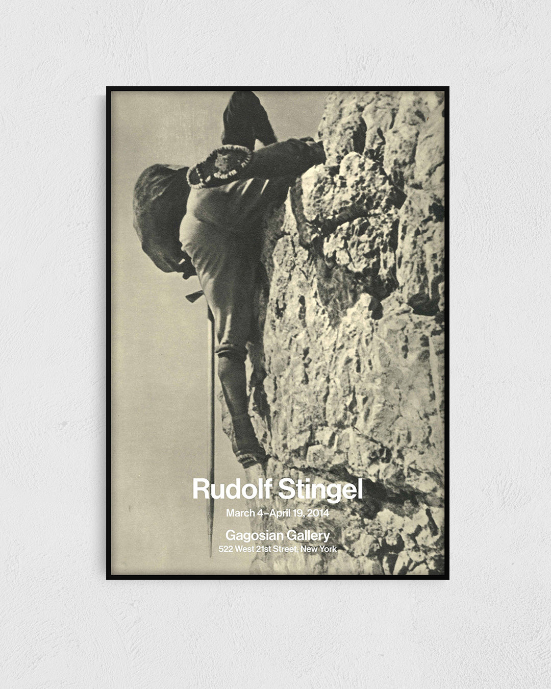 Gagosian Exhibition Poster, 2014ポスター【Rudolf Stingel│ルドルフ・スティンゲル】（99.1×70.5）