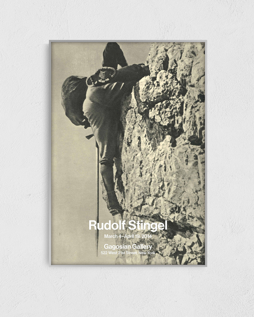 Gagosian Exhibition Poster, 2014ポスター【Rudolf Stingel│ルドルフ・スティンゲル】（99.1×70.5）