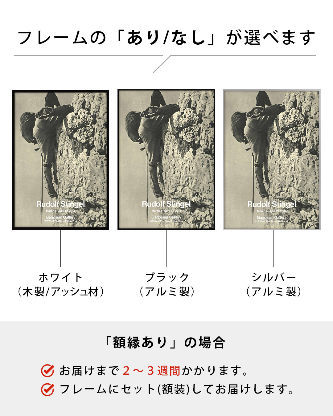 Gagosian Exhibition Poster, 2014ポスター【Rudolf Stingel│ルドルフ・スティンゲル】（99.1×70.5）