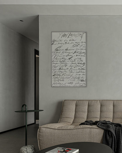 Actualité d’un bilan Exhibition Poster (Yvon Lambert, 1972)ポスター【Cy Twombly│サイ・トゥオンブリー】（89.7×57.6）