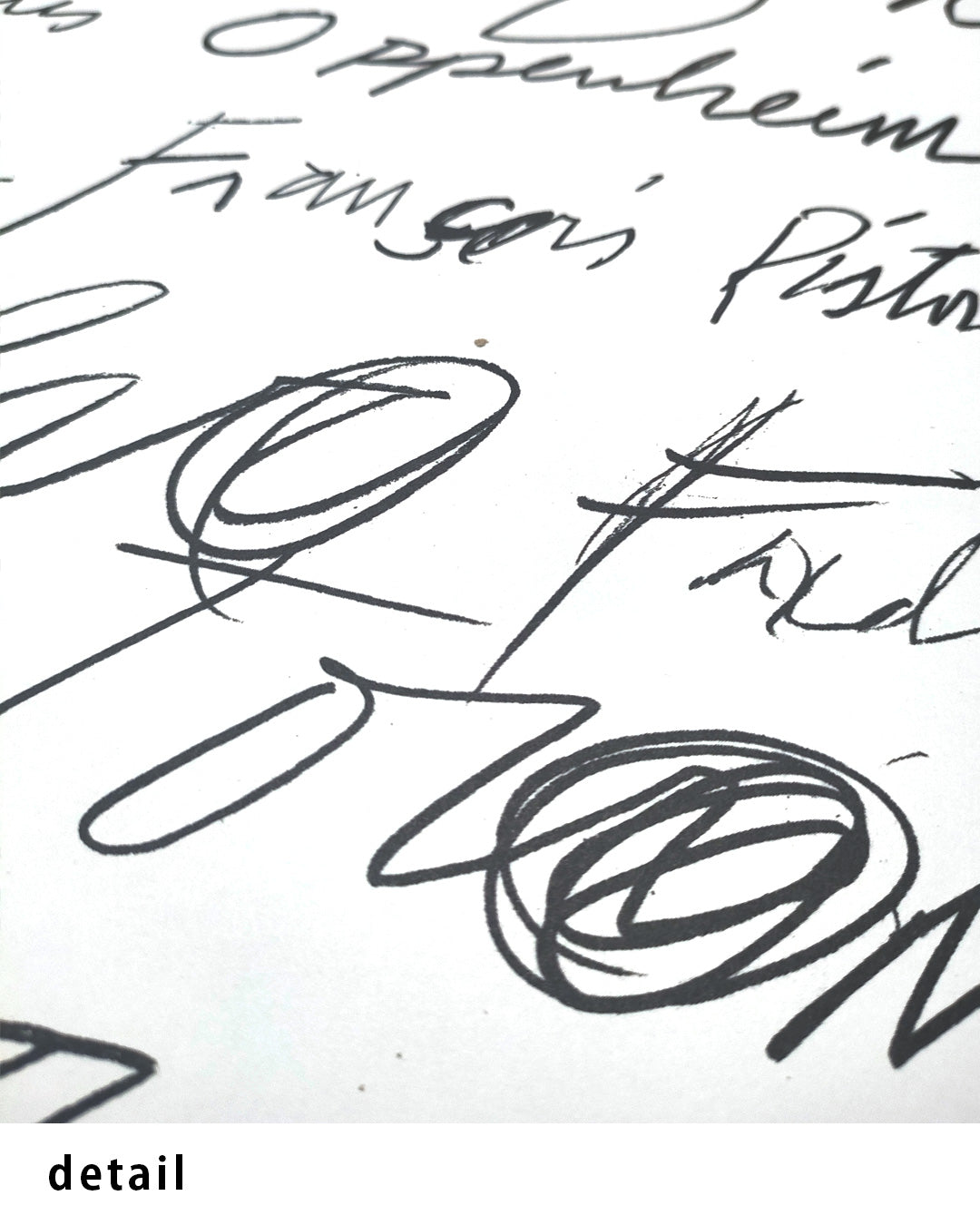 Actualité d’un bilan Exhibition Poster (Yvon Lambert, 1972)ポスター【Cy Twombly│サイ・トゥオンブリー】（89.7×57.6）