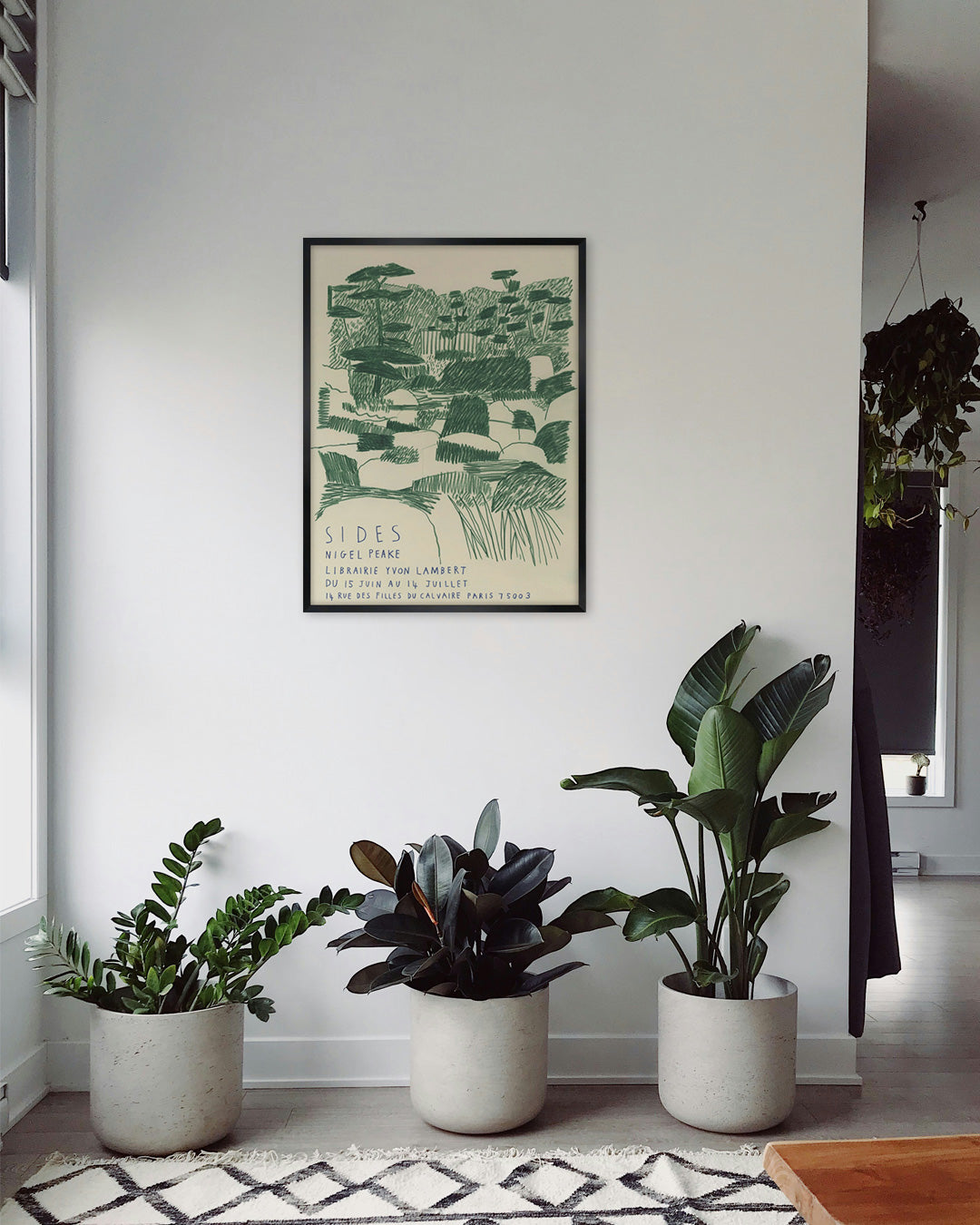 SIDES Exhibition Poster (Yvon Lambert, 2018)ポスター【Nigel Peake
