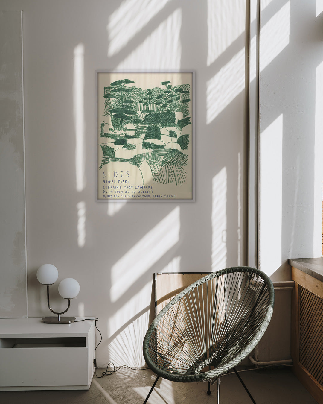 SIDES Exhibition Poster (Yvon Lambert, 2018)ポスター【Nigel Peake