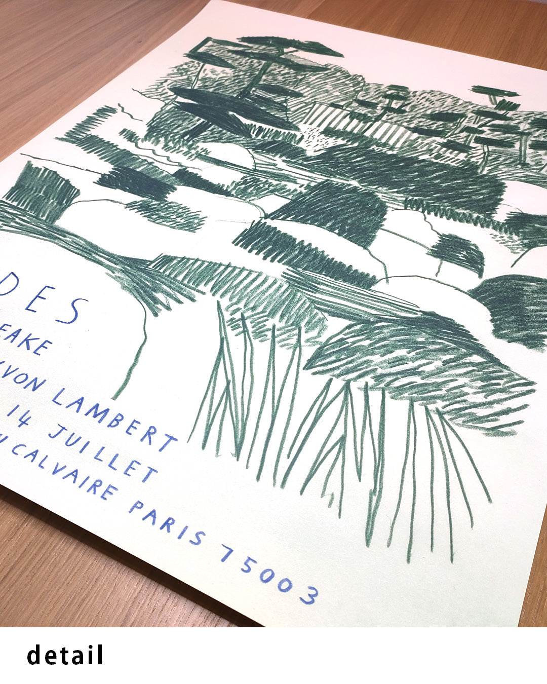 SIDES Exhibition Poster (Yvon Lambert, 2018)ポスター【Nigel Peake