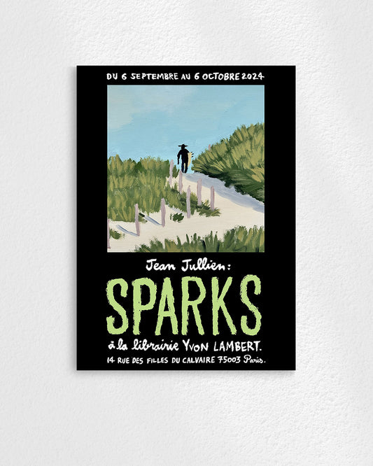 SPARKS Exhibition Poster (Yvon Lambert, 2024)ポスター【Jean Jullien│ジャン・ジュリアン】（46×33）