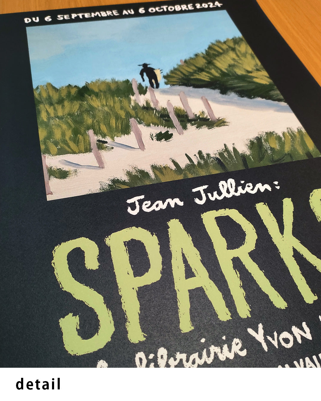 SPARKS Exhibition Poster (Yvon Lambert, 2024)ポスター【Jean Jullien│ジャン・ジュリアン】（46×33）