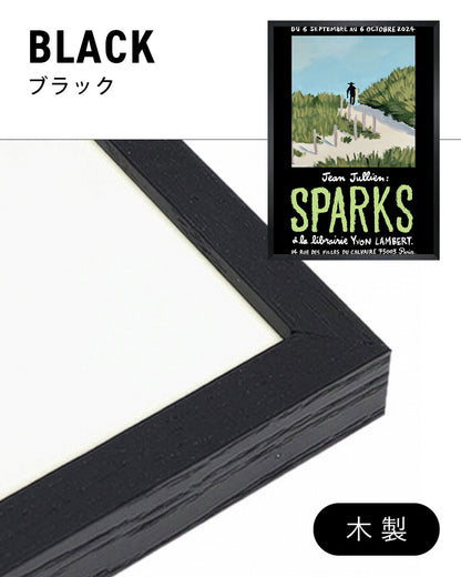 SPARKS Exhibition Poster (Yvon Lambert, 2024)ポスター【Jean Jullien│ジャン・ジュリアン】（46×33）