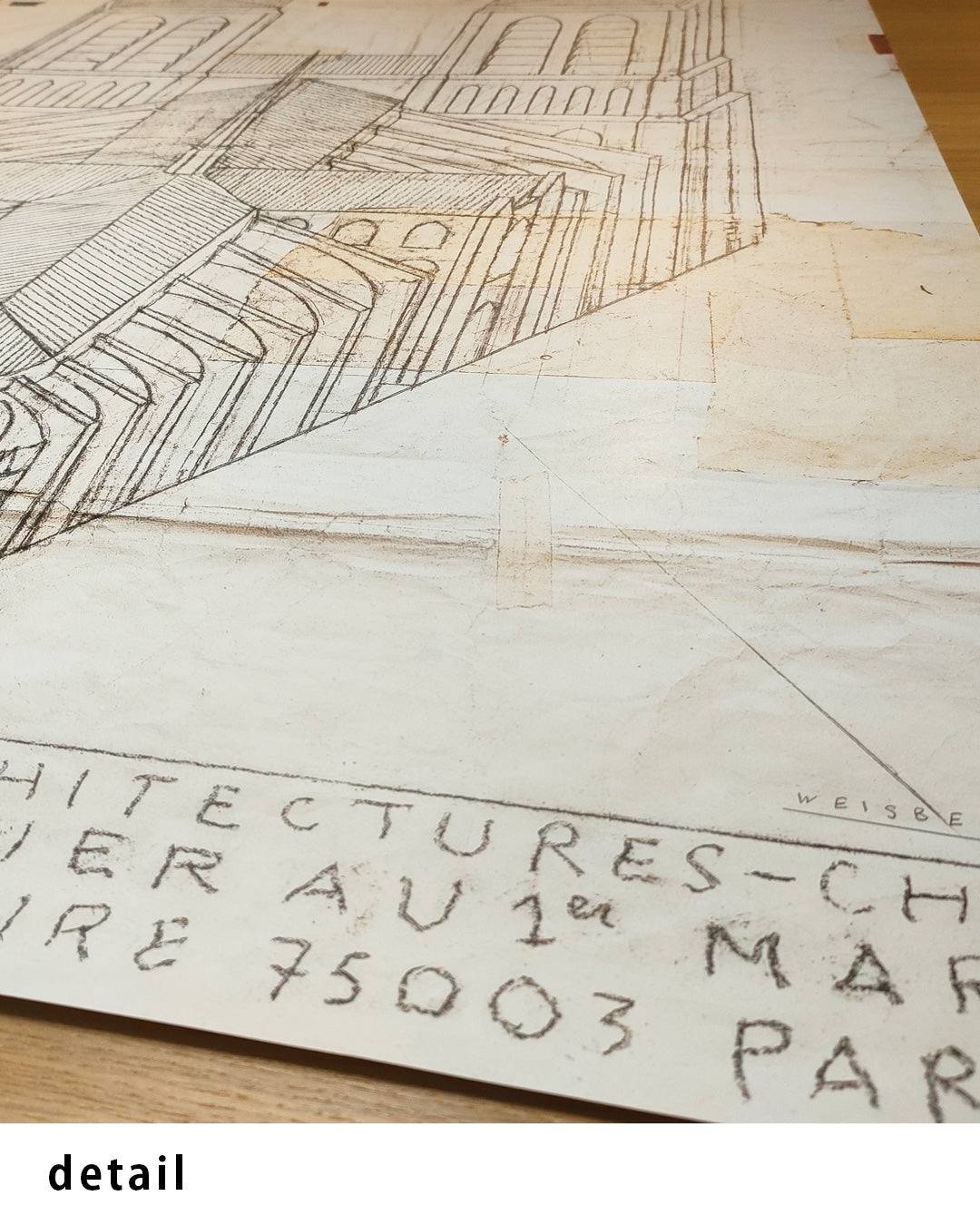 Architectures — Limited Edition (Signed) Exhibition Posterポスター【Philippe Weisbecke│フィリップ・ワイズベッカー】（100×70）