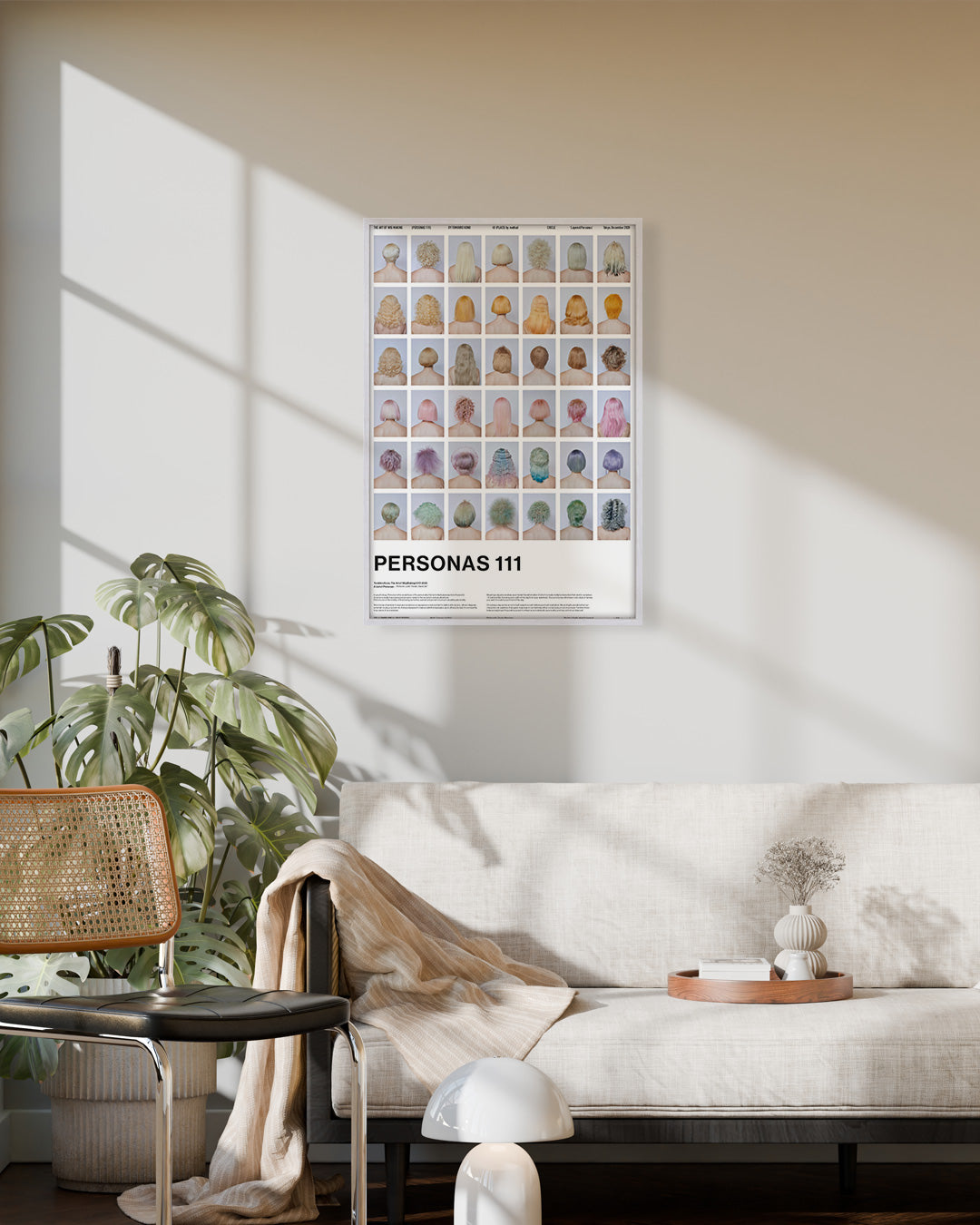 PERSONAS 111(Pastel Color Back Shots)ポスター【Tomihiro Kono│河野富広】（64cm×44cm）