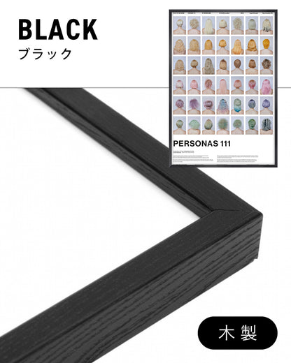 PERSONAS 111(Pastel Color Back Shots)ポスター【Tomihiro Kono│河野富広】（64cm×44cm）