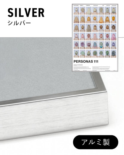 PERSONAS 111(Pastel Color Back Shots)ポスター【Tomihiro Kono│河野富広】（64cm×44cm）