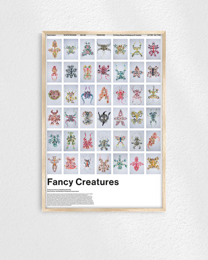 Fancy Creatures(The Art of Wig Making 2020–2023)ポスター【Tomihiro Kono│河野富広】（64cm×44cm）