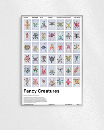 Fancy Creatures(The Art of Wig Making 2020–2023)ポスター【Tomihiro Kono│河野富広】（64cm×44cm）