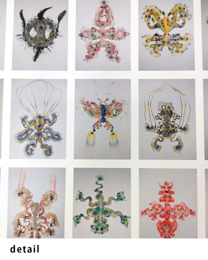 Fancy Creatures(The Art of Wig Making 2020–2023)ポスター【Tomihiro Kono│河野富広】（64cm×44cm）