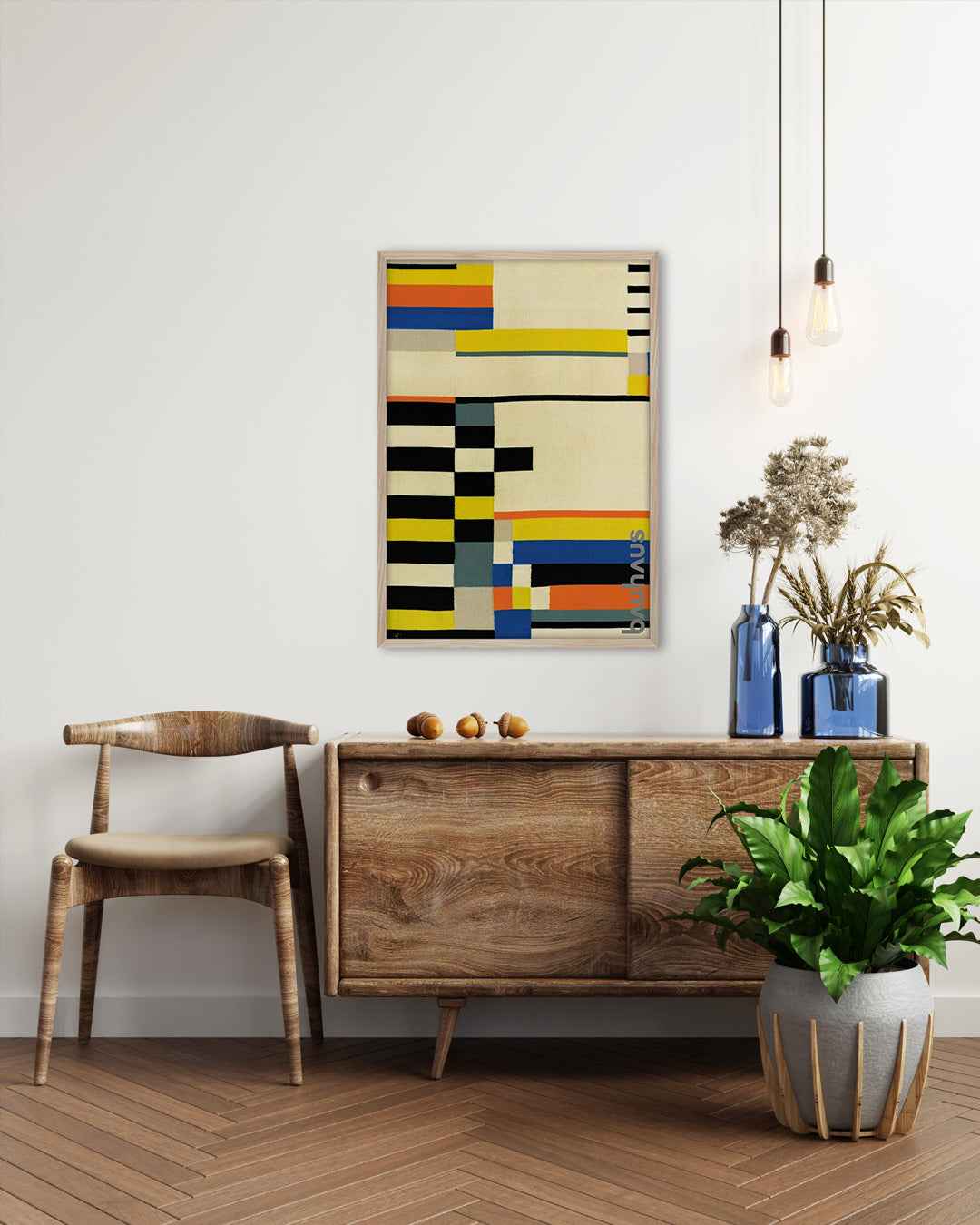 Bauhaus-Archiv(bauhaus textiles)ポスター【Bauhaus│バウハウス】【Ruth Hollós-Consemüller│ルース・ホロス・コンスムミュラー】（84cm×60cm）