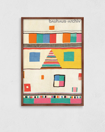 Gobelin von max peiffer watenphul 1921ポスター【Bauhaus│バウハウス】【Max Peiffer Watenphul│マックス・パイファー・ヴァンテンプール】（84cm×60cm）