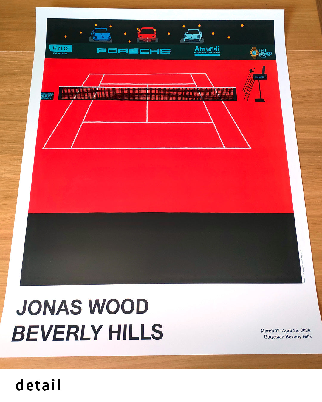 Porsche Tennis Grand Prix (2025)ポスター【Jonas Wood│ジョナス・ウッド】（76.2×61）