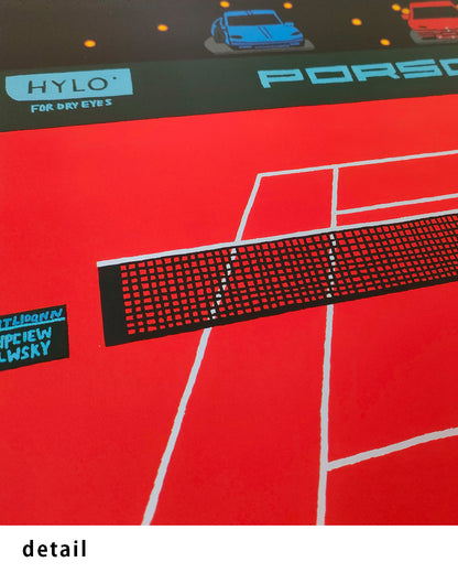 Porsche Tennis Grand Prix (2025)ポスター【Jonas Wood│ジョナス・ウッド】（76.2×61）
