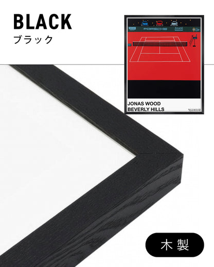 Porsche Tennis Grand Prix (2025)ポスター【Jonas Wood│ジョナス・ウッド】（76.2×61）