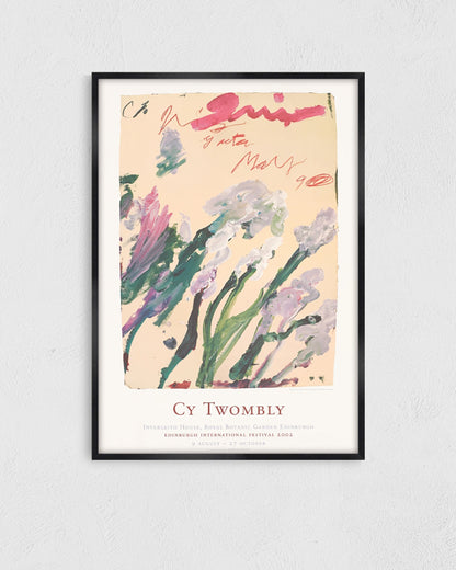 Edinburgh International Festival, 2002Exhibition Posterポスター【Cy Twombly│サイ・トゥオンブリー】（100×69）