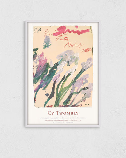 Edinburgh International Festival, 2002Exhibition Posterポスター【Cy Twombly│サイ・トゥオンブリー】（100×69）