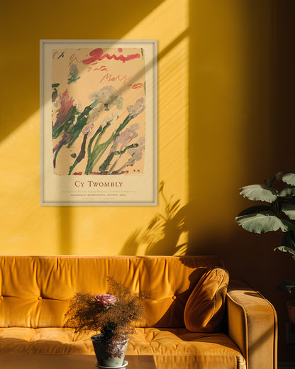 Edinburgh International Festival, 2002Exhibition Posterポスター【Cy Twombly│サイ・トゥオンブリー】（100×69）