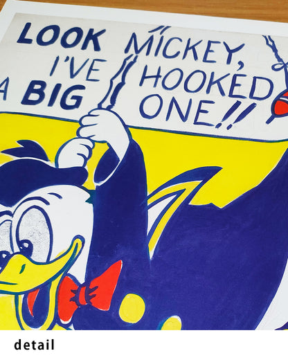 Mitos del Pop (Look Mickey, 1961)ポスター【Roy Lichtenstein│ロイ・リキテンスタイン】（50.5×48.5）