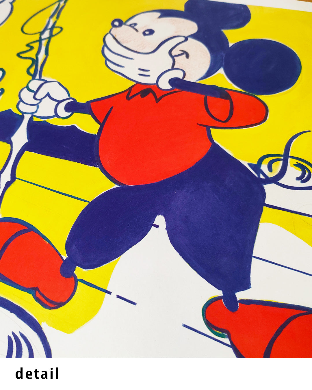 Mitos del Pop (Look Mickey, 1961)ポスター【Roy Lichtenstein│ロイ・リキテンスタイン】（50.5×48.5）