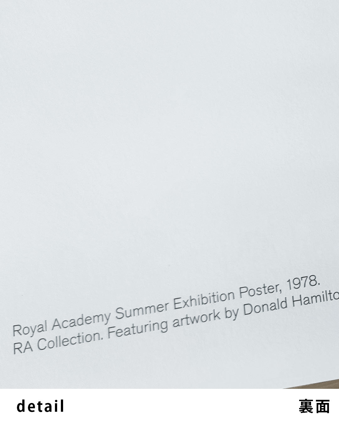 210th Royal Academy Summer Exhibition Poster (1978)ポスター【Donald Hamilton Fraser│ドナルド・ハミルトン・フレーザー】（76.1×50.8）