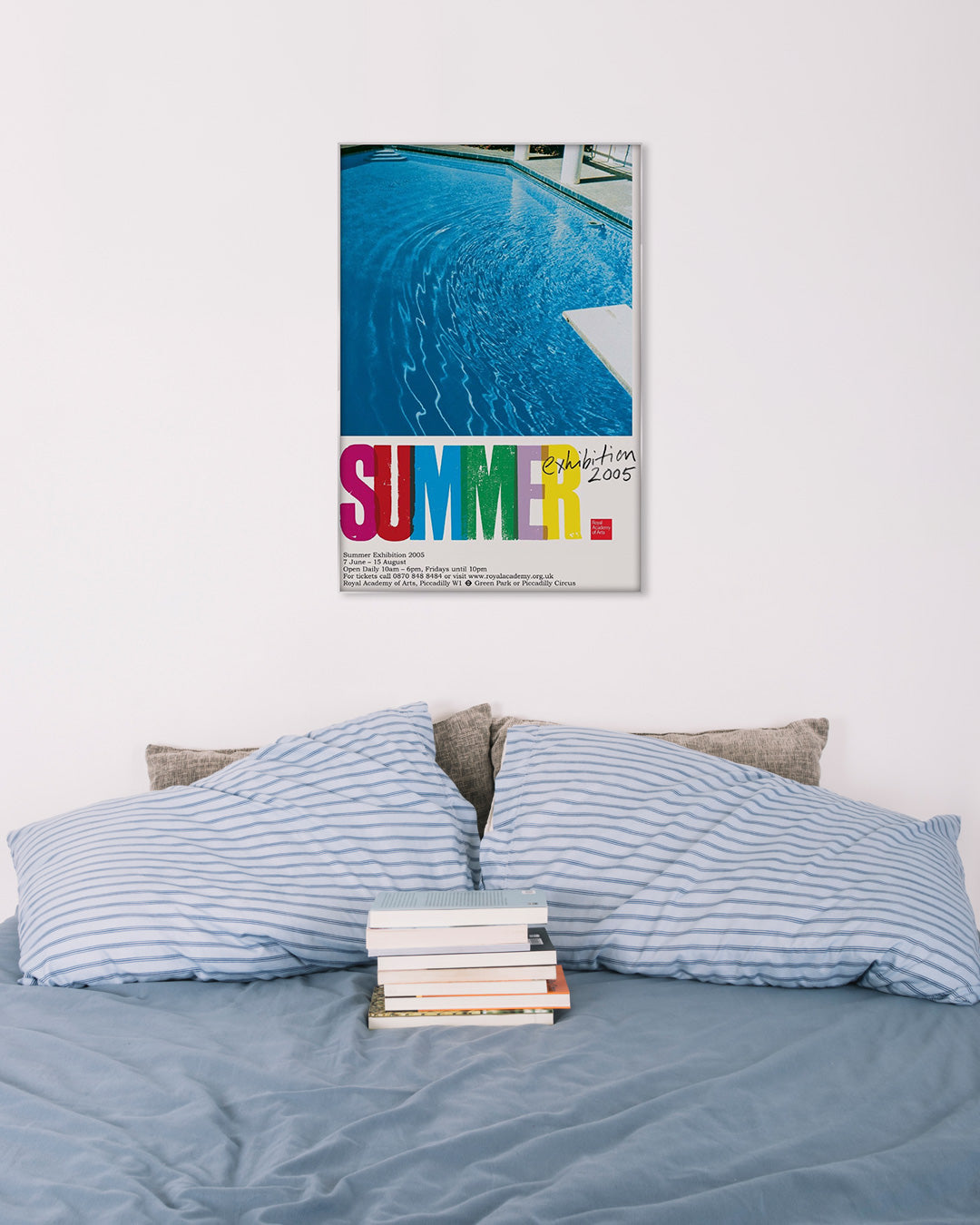 Royal Academy Summer Exhibition Poster 2005 — Pools (detail)ポスター【Ed Ruscha│エド・ルシェ】（76.1×50.9）