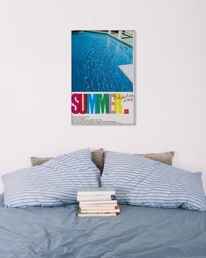 Royal Academy Summer Exhibition Poster 2005 — Pools (detail)ポスター【Ed Ruscha│エド・ルシェ】（76.1×50.9）