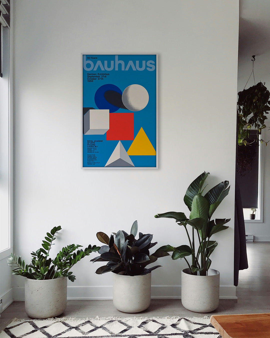 Bauhaus 50 Years Exhibition Posterポスター【Herbert Bayer│ヘルベルト・バイヤー】（76.1×50.6）