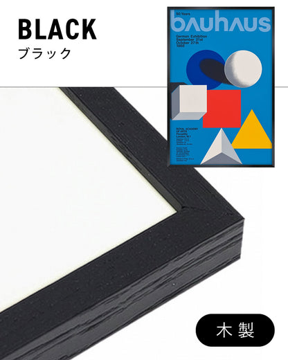 Bauhaus 50 Years Exhibition Posterポスター【Herbert Bayer│ヘルベルト・バイヤー】（76.1×50.6）