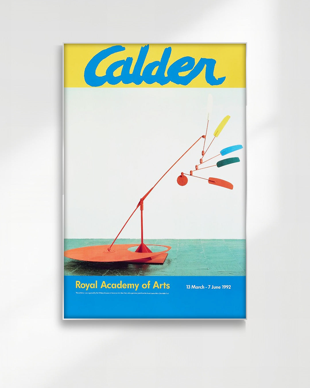 Indian Feathers Exhibition Poster 1992ポスター【Alexander Calder│アレクサンダー・カルダー】（76.1×50.8）