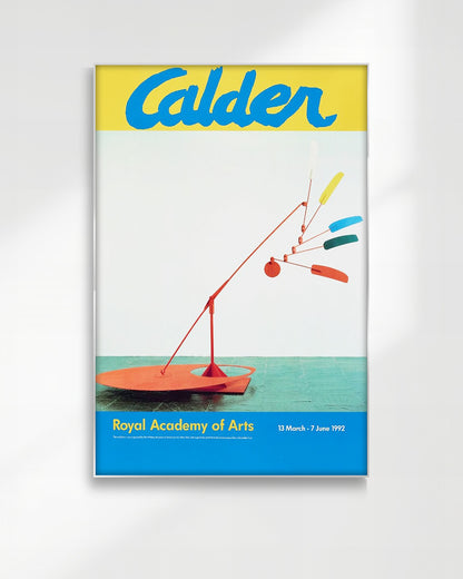 Indian Feathers Exhibition Poster 1992ポスター【Alexander Calder│アレクサンダー・カルダー】（76.1×50.8）