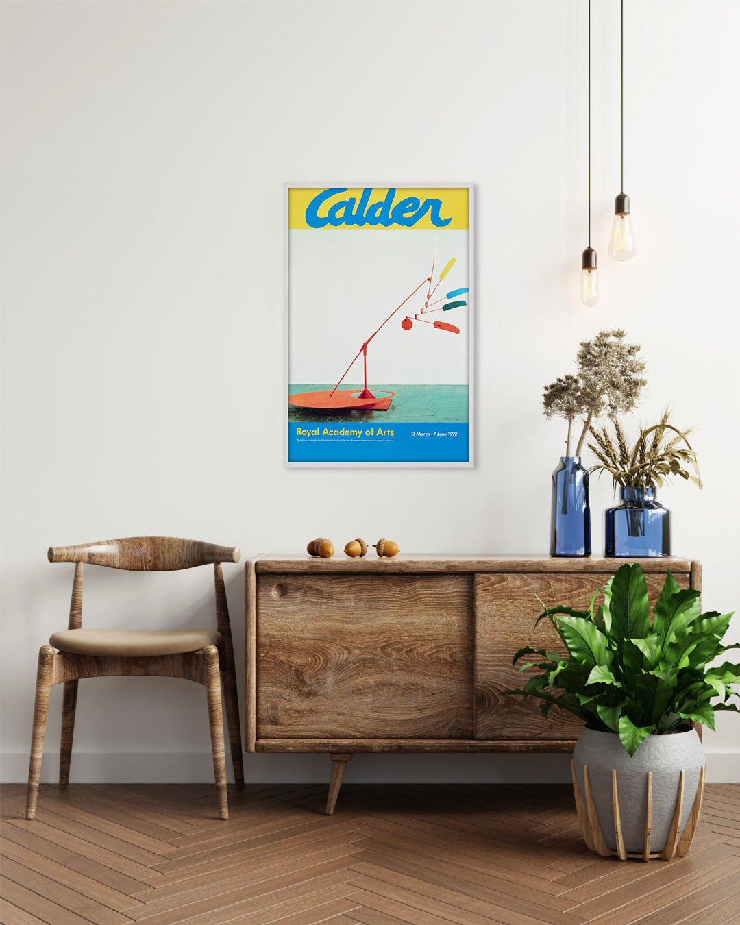 Indian Feathers Exhibition Poster 1992ポスター【Alexander Calder│アレクサンダー・カルダー】（76.1×50.8）