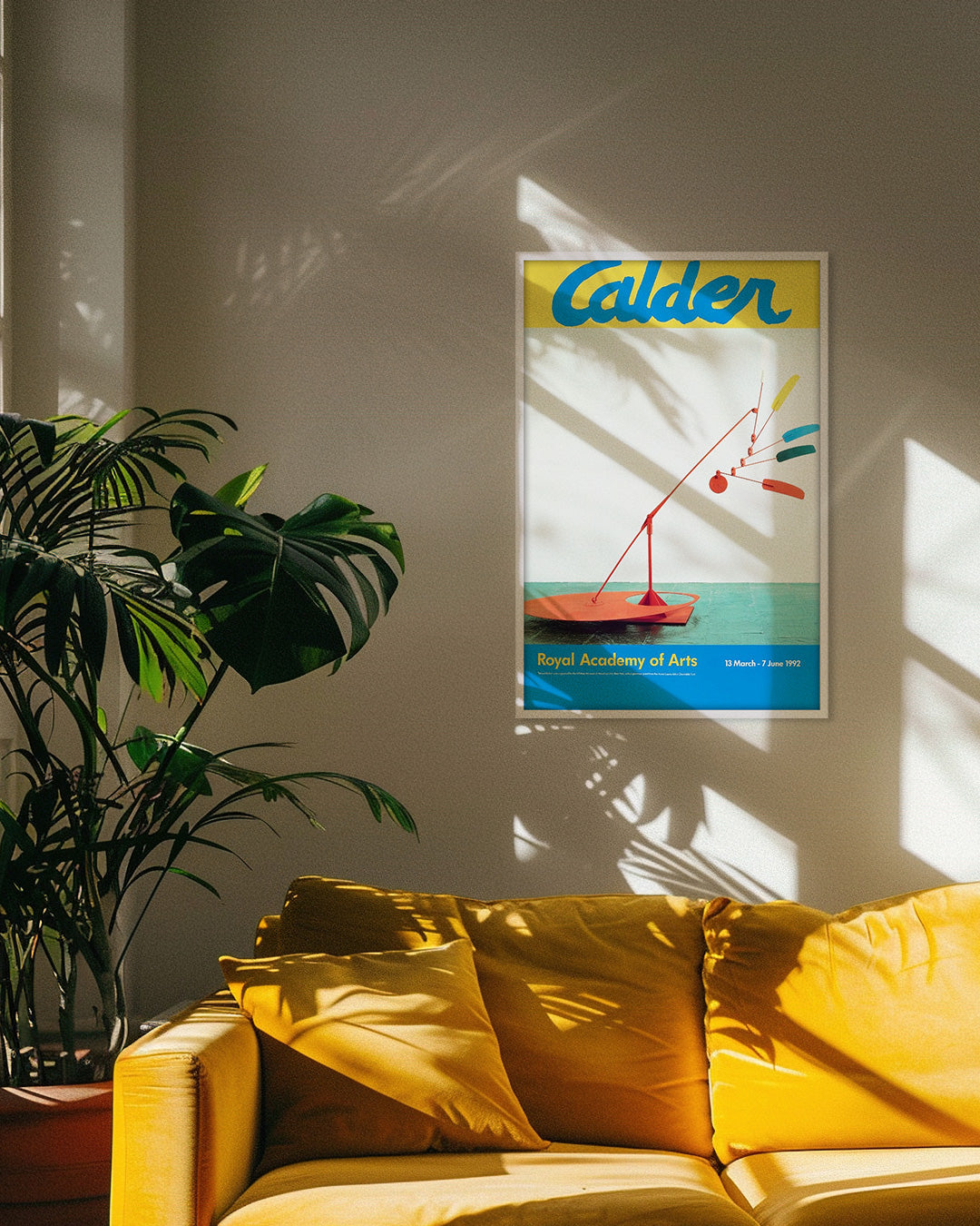 Indian Feathers Exhibition Poster 1992ポスター【Alexander Calder│アレクサンダー・カルダー】（76.1×50.8）