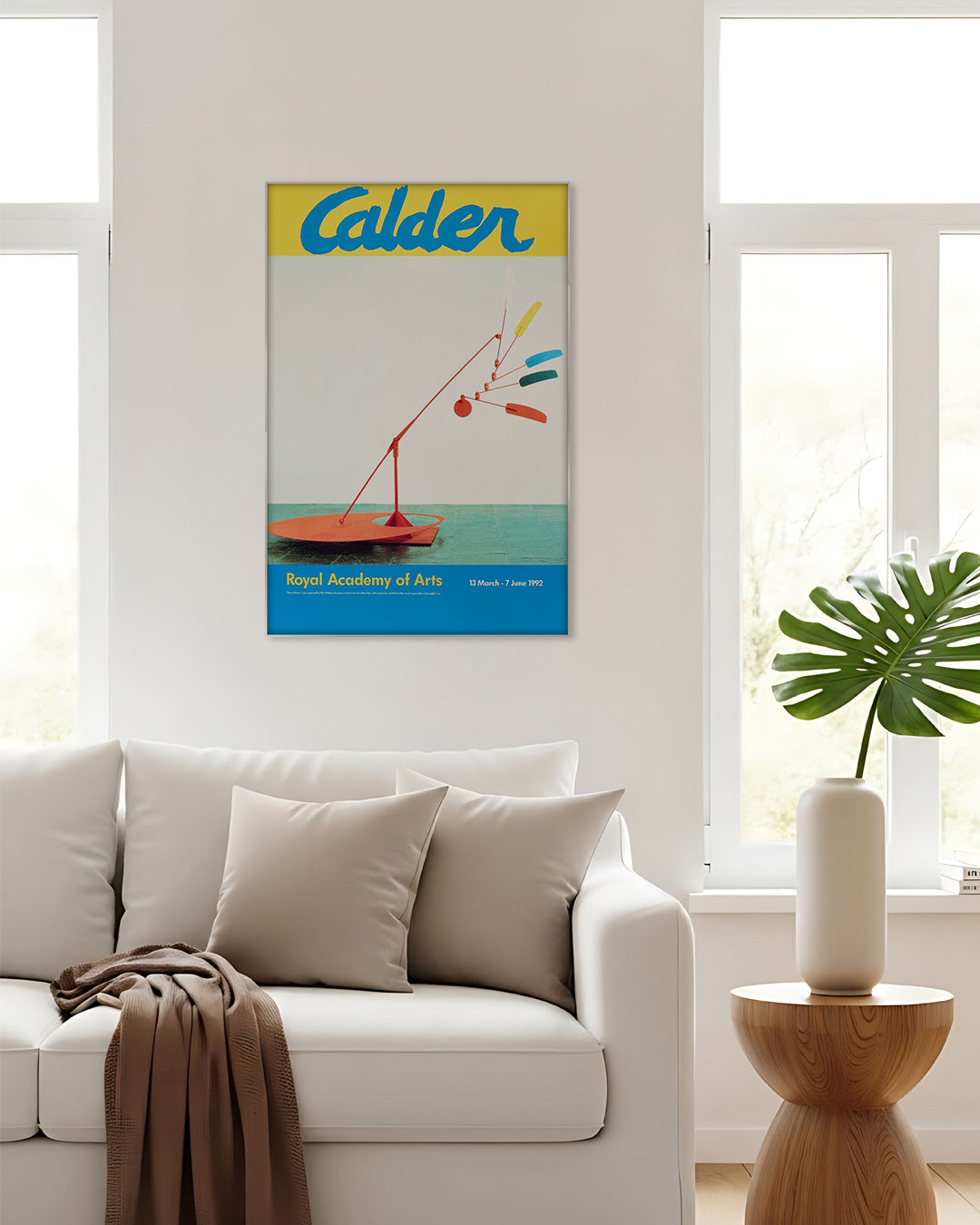 Indian Feathers Exhibition Poster 1992ポスター【Alexander Calder│アレクサンダー・カルダー】（76.1×50.8）