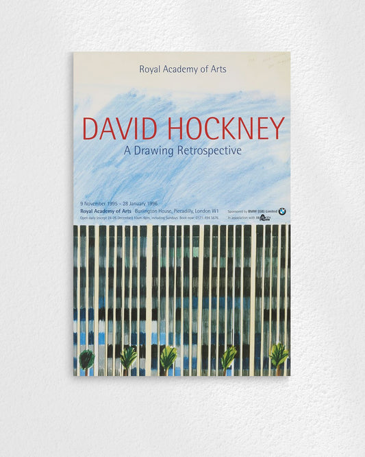 Bank Building, Los Angelesポスター【David Hockney│デヴィッド・ホックニー】（76×50.7）
